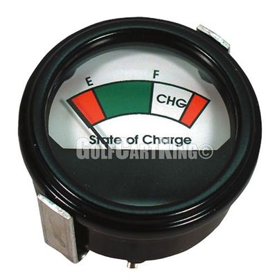 Golf Cart - 48 Volt Round Analog Charge Meter