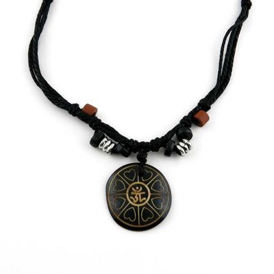 1 Piece Men's Women's Leather Necklace Collier Vintage Bib Retro Fashion Long Chain NL2005 Heart Flower