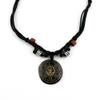 1 Piece Men's Women's Leather Necklace Collier Vintage Bib Retro Fashion Long Chain NL2005 Heart Flower view 1
