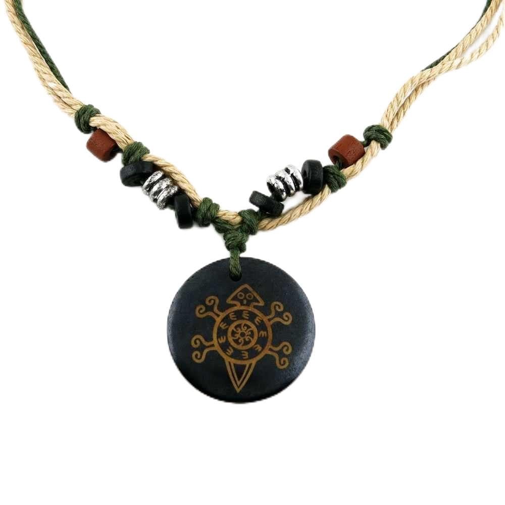 1 Piece Men's Women's Leather Necklace Collier Lady Beauty Mens Woman Costume NL2009 Tribe Turtle