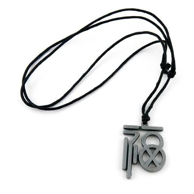 1 Piece Men's Women's Leather Necklace Collier Lady Beauty Mens Woman Costume NL7008 Fu Chinese Character