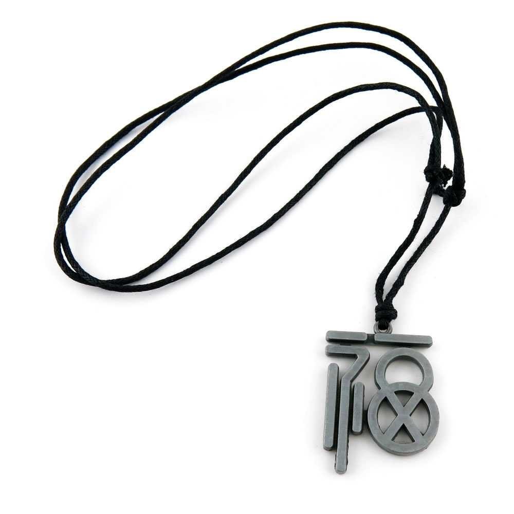 1 Piece Men's Women's Leather Necklace Collier Lady Beauty Mens Woman Costume NL7008 Fu Chinese Character