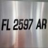 3D Lettering Black Finish Boat Registration Numbers Decals 3" 16 PCS Super Wake view 2