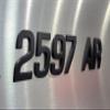 3D Lettering Black Finish Boat Registration Numbers Decals 3" 16 PCS Super Wake view 4