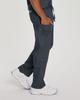 Landau Scrub Zone Unisex Relaxed Fit 2-Pocket Drawstring Cargo Scrub Pants 85221 Graphite view 2