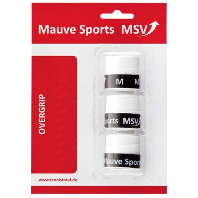 MSV Unisex's Cyber Wet Weib Overgrip (Pack of 3) -White, One Size, OneSize