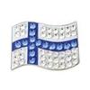 Bonjoc Flag Ball Marker & Hat Clip - FINLAND view 1