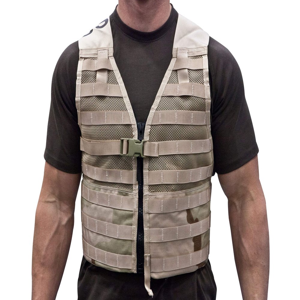 Surplus Military MOLLE Fighting Load Carrier (FLC) Grade 1 Nylon Desert.