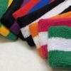 COUVER 2 Color Stripe Terry Sports Headband, 1 Piece, Green/Steel Blue view 3