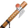 Wuu Jau Co L-111 Native American Peace Pipe Tomahawk Axe, 18", Silver view 4