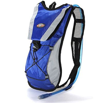 Banner Bonnie Hydration Pack Water Rucksack Backpack Bladder Bag Cycling Bicycle Bike/Hiking Climbing Pouch + 2L Hydration Bladder Blue
