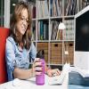 Laken Tritan Classic Wide Mouth Water Bottle, Pink, 15oz view 2