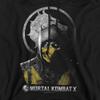 Mortal Kombat X Fighting Video Game Scorpion & Dragon Seal Adult PullOver Hoodie Black view 2