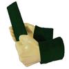 Couver Unisex Cotton Solid/Plain Sweatband Set(Headband x 1+ 4" Wristband x 2) for Sports - Dark Green view 2