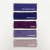 Couver Unisex Cotton Solid/Plain Sweatband Set(Headband x 1+ 4" Wristband x 2) for Sports - Dark Purple view 3