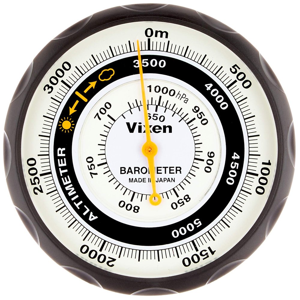 Vixen 46811 Vixen Altimeter, Analog with Barometer, Black