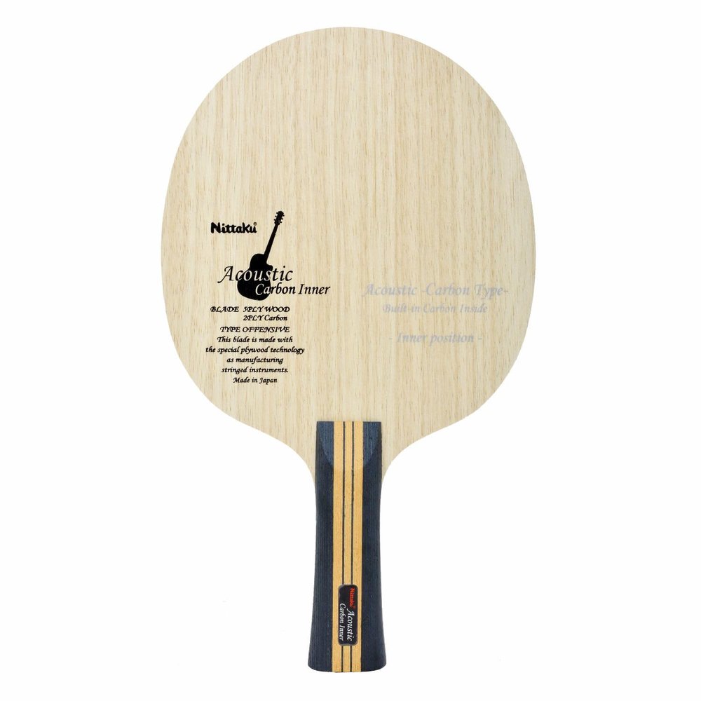 Nittaku NC-0403 Table Tennis Racket, Acocarbon Inner Shake Hand, for Attacks, Flare with Special Materials