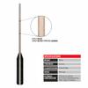 Nittaku NC-0403 Table Tennis Racket, Acocarbon Inner Shake Hand, for Attacks, Flare with Special Materials view 3