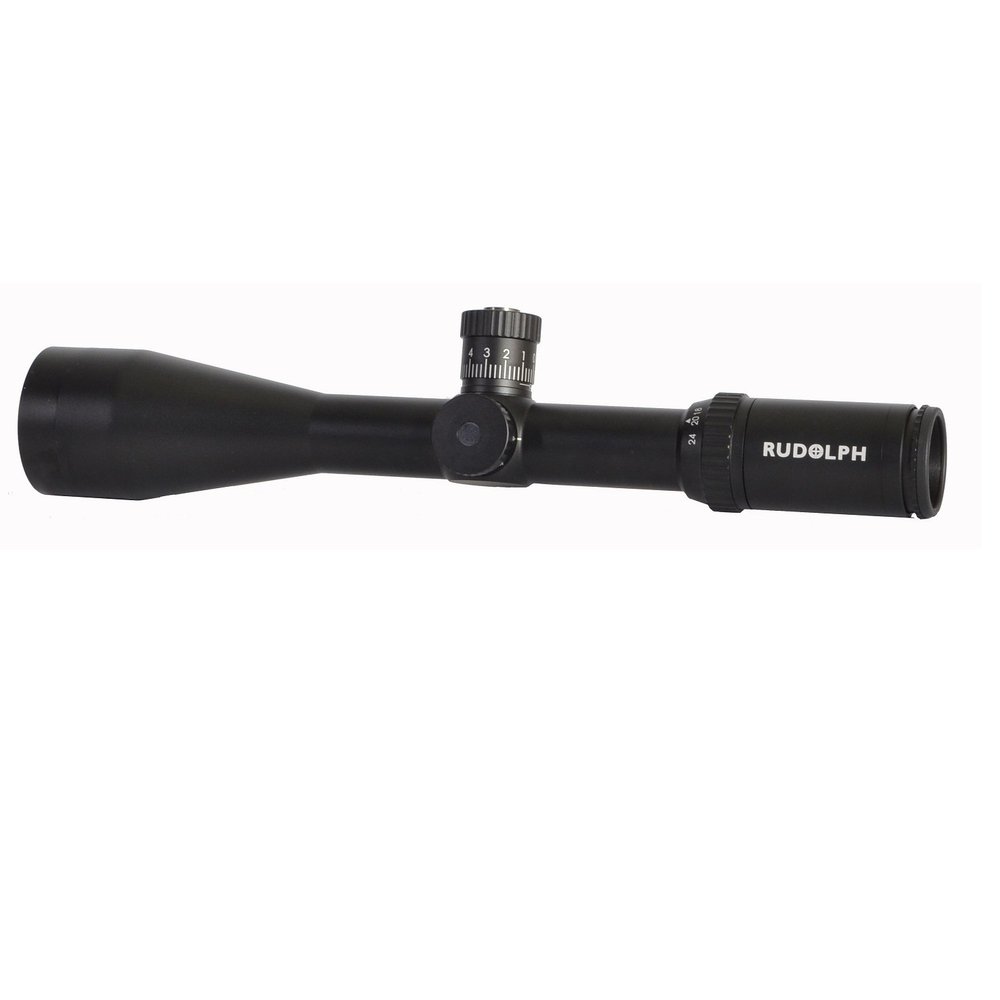 Rudolph Optics Tactical T1 6-24 x 50 30mm Riflescope Tube with T3 Reticle, Black