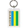 Acrylic KeyChains KeyRings Holders - Asia & Africa Grp 1 (12-Pack, Country: Gabon) view 1