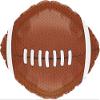 Football Shaped Sports 17 Inch Mylar Balloon Bulk (5 Pack) view 1