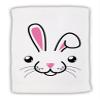 TOOLOUD Cute Bunny Face Micro Terry Sport Towel 11" x 18" view 1