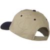 2 Tone Brushed Twill Sandwich Cap - Navy Khaki OSFM view 2