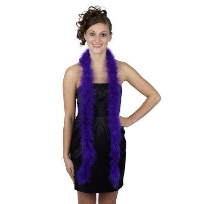 ZUCKER Marabou Boa Medium Weight Solid Color - Regal