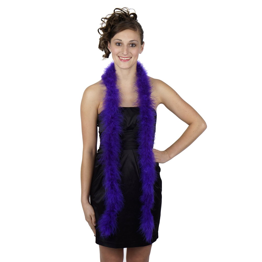 ZUCKER Marabou Boa Medium Weight Solid Color - Regal