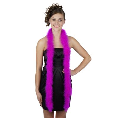 ZUCKER Marabou Boa Medium Weight Solid Color - Very Berry