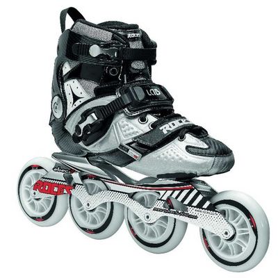 Roces 400721 Men's Model Lab Fitness Inline Skate, US 7, Black/Silver