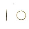 60mm Rhinestone Hoop Earrings in Gold-Tone view 1