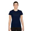 Gildan Missy Fit Women's Small Adult Short Sleeve T-Shirt, Navy (4 Pack) view 3