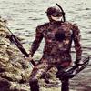 Tilos Camouflage 5.5oz Spearfishing UPF 50+ Rash Guard Pants (2X-Large, Green Camo) view 2