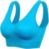 Boolavard New Seamless Sports Style Bra Crop Top Vest Comfort Stretch Bras Shapewear (M, Turqoise) view 1
