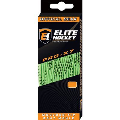 Elite Hockey PRO-X7 Skate Laces (X7-Lime, 84")