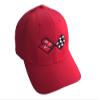 1967 Corvette Red Flex Fit Hat with C2 Emblem (L/XL) Fits 7-3/8" to 7-5/8" view 1