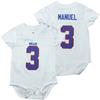 Buffalo Bills NFL Infants EJ Manuel # 3 Creeper Jersey - White (0-3 Months) view 1