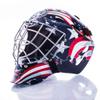 Franklin Sports GFM 1500 NHL Columbus Blue Jackets Goalie Face Mask view 3