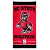 NCAA North Carolina State Wolfpack Fiber Beach Towel, 30 x 60, Multicolor view 1