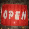 3x5 Red Open Flag 3'x5' Banner Brass Grommets view 1