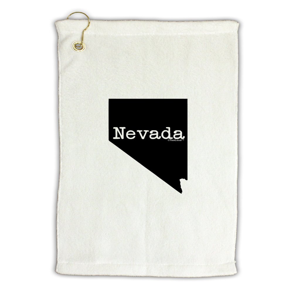 TOOLOUD Nevada - United States Shape Micro Terry Gromet Golf Towel 16" x 25"