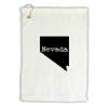TOOLOUD Nevada - United States Shape Micro Terry Gromet Golf Towel 16" x 25" view 1