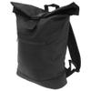 BagBase mens Bagbase Unisex Roll Top Backpack/Rucksack Black Black One size view 3