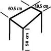 Eurotrail Campingtafel Cadiz S - 60,5 x 40,5 x 50 cm view 4