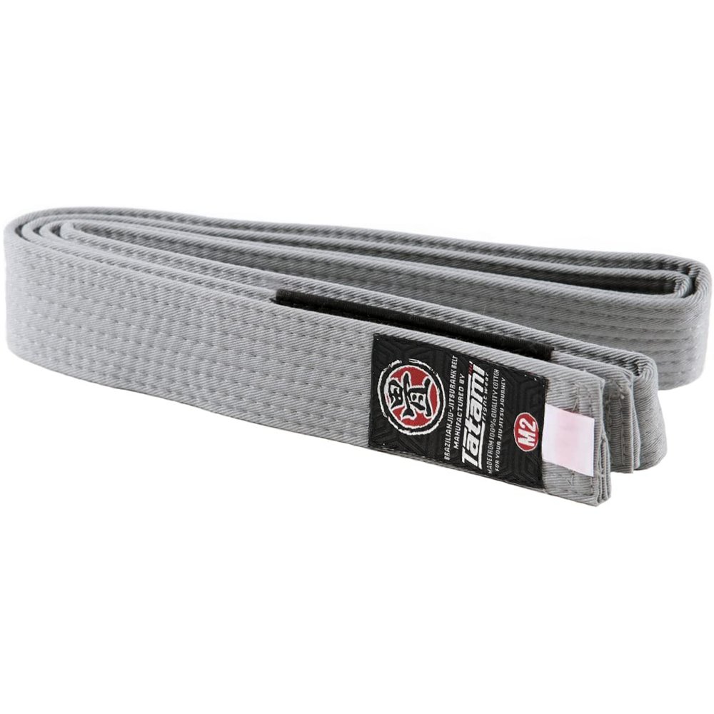 Tatami Fightwear Kid's IBJJF Rank Belt - M2 - Gray/Black