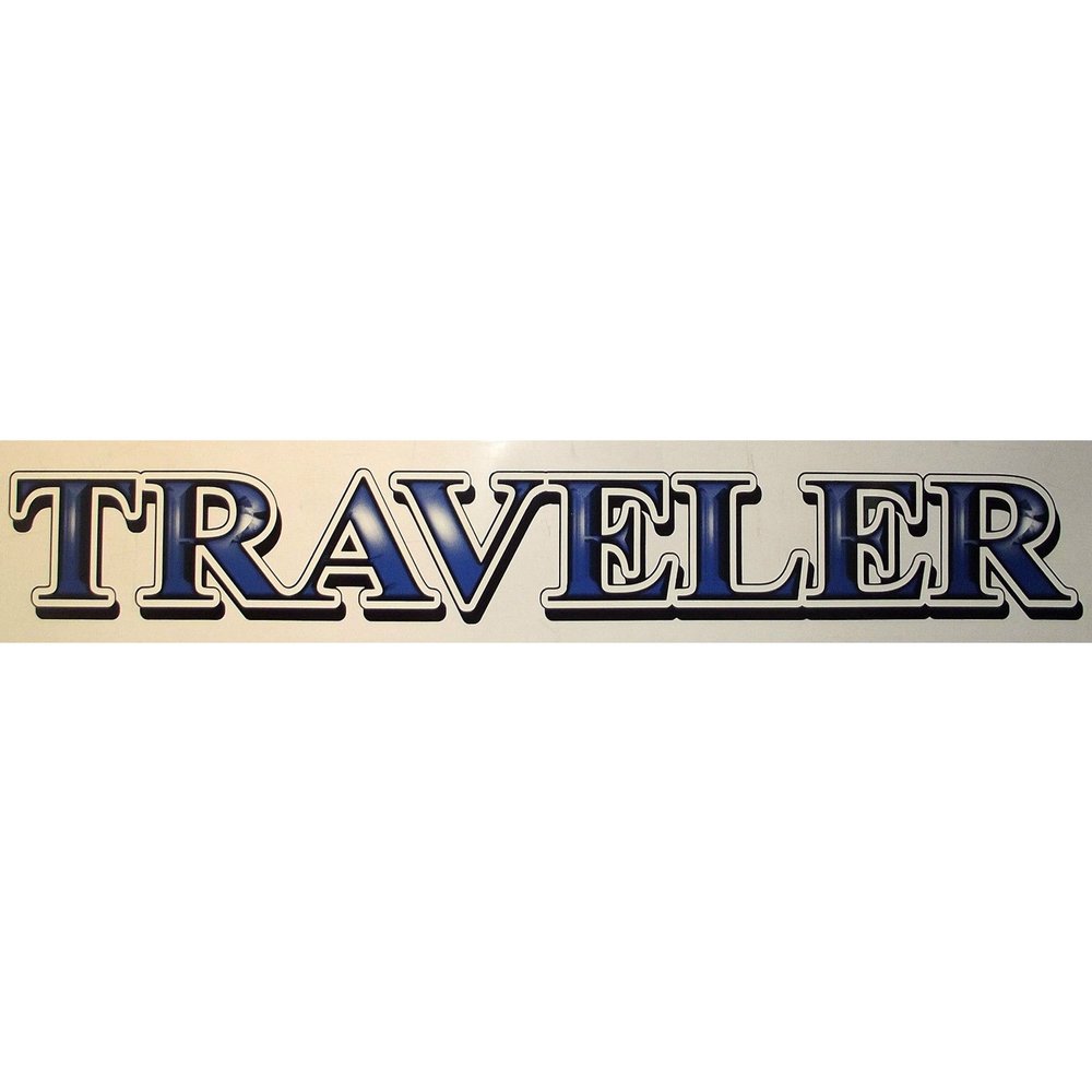 2 Navistar Traveler Boat Rv Trailer Decals Graphics