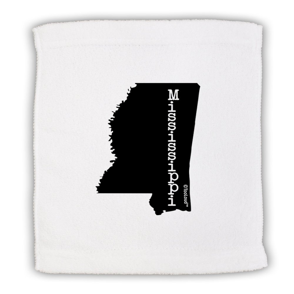 TOOLOUD Mississippi - United States Shape Micro Terry Sport Towel 11" x 18"