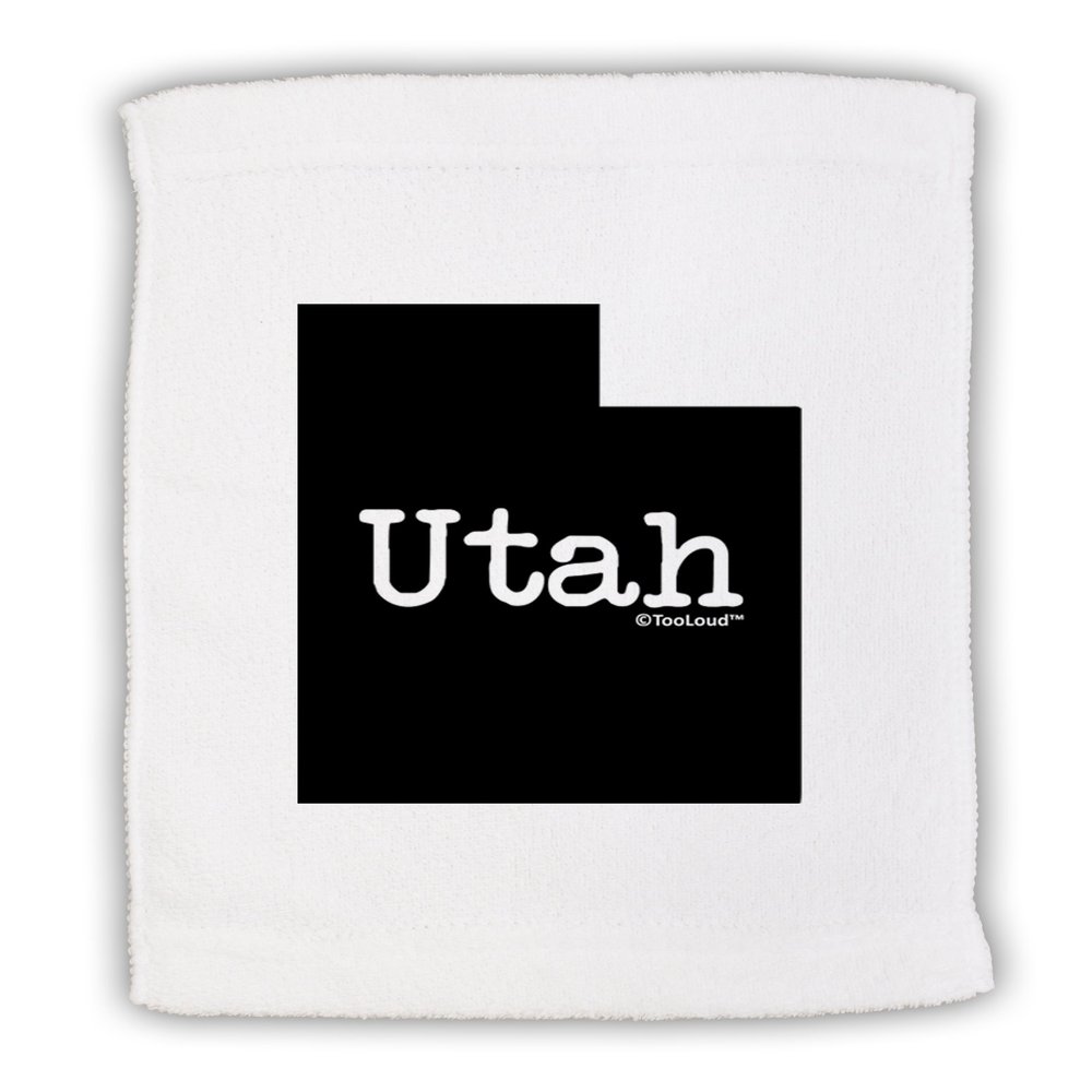 TOOLOUD Utah - United States Shape Micro Terry Sport Towel 11" x 18"