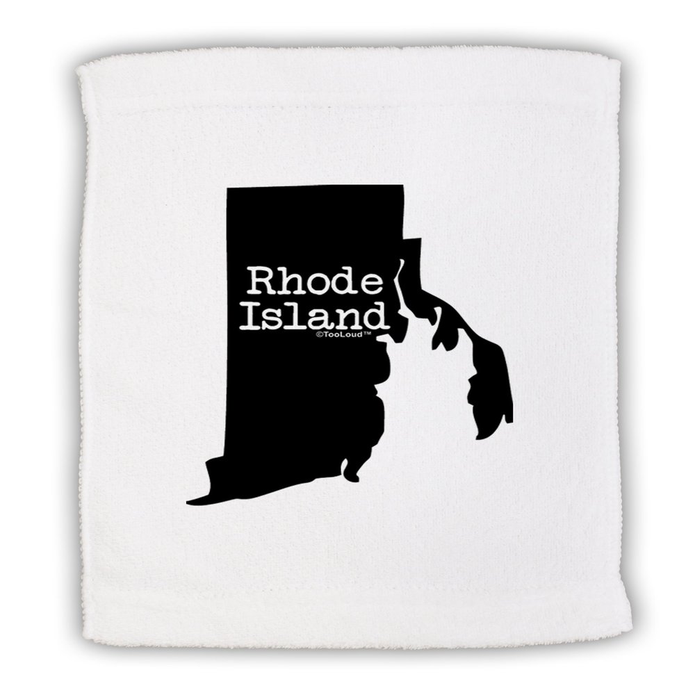 TOOLOUD Rhode Island - United States Shape Micro Terry Sport Towel 11" x 18"